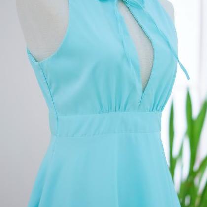 Handmade Dress Marry Sundress Mint Blue Dress..