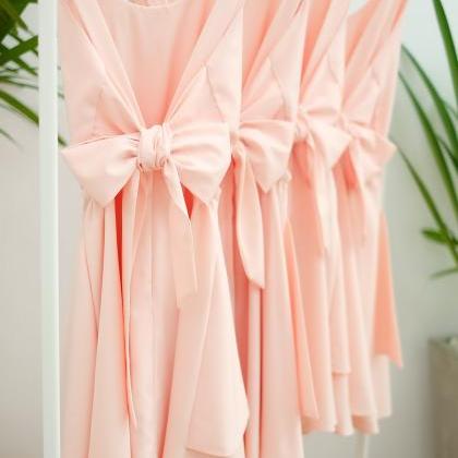 Handmade Dress Pink Blush Dress Pink Party Dress..
