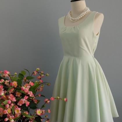 Pale Green Dress Backless Dress Pale Green Party..