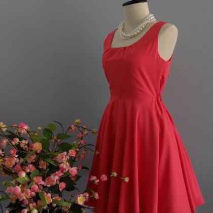 Red Dress Backless Dress Red Party Dress Red Prom..