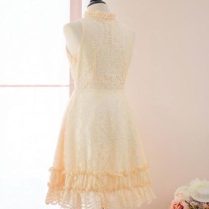 Handmade Dress Marry Sundress Yellow Dress Yellow..
