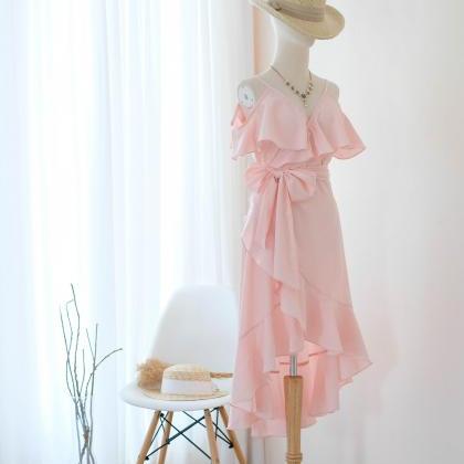 Rose Ii Pink Blush Bridesmaid Dresses Party Wrap..