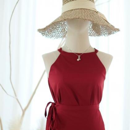 Rose Iv Blood Red Bridesmaid Dresses Party Summer..