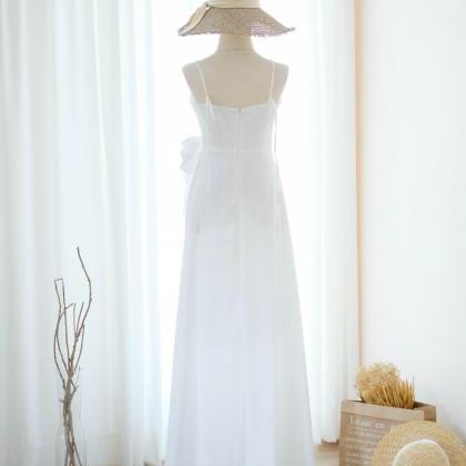 Linh Off White Bridesmaid Dress Bridal Dress Floor..
