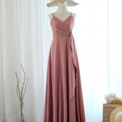 Linh English Rose Pink Bridesmaid Dress Bridal..