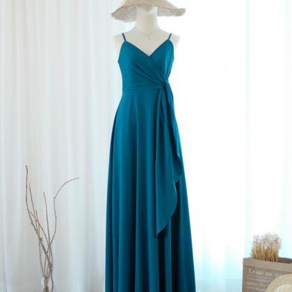 Linh Midnight Blue Bridesmaid Dress Bridal Dress..