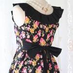 Floral Time - Sweet Cutie Floral Cotton Dress..