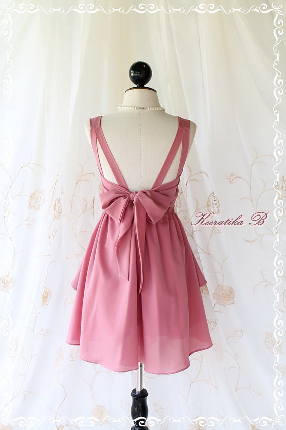 A Party V Shape - Pink Nude Color Wedding Prom Party Cocktail ...