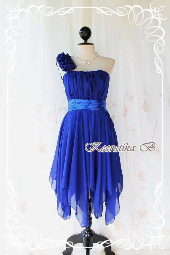 royal blue cocktail dresses for wedding