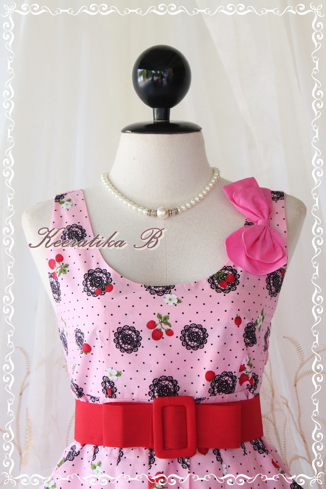 Little Jazzie II - Sweet Cutie Spring Summer Sundress Strawberry Print ...